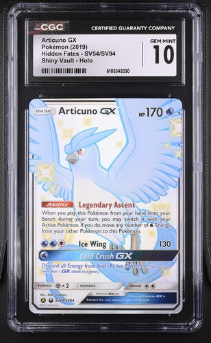 Articuno GX #SV54 CGC Gem Mint 10