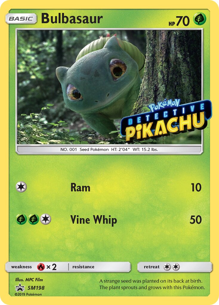 Bulbasaur SM198 Stamped
