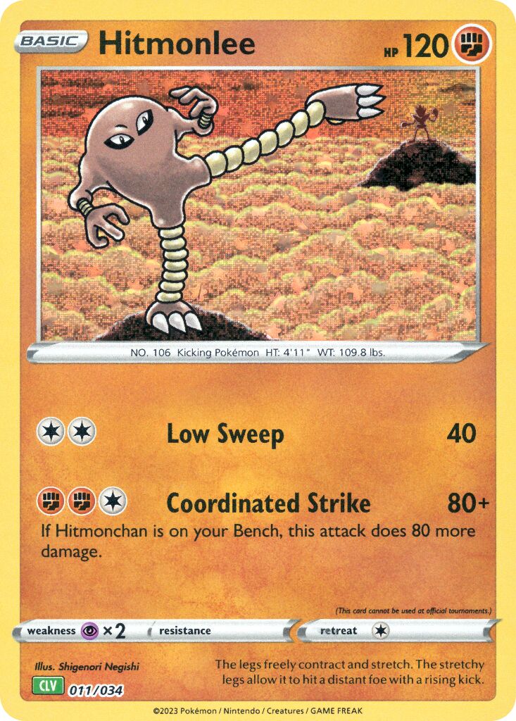 Hitmonlee 011/034 Holo