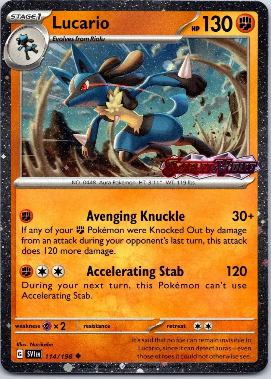 Lucario 114/198 Stamped