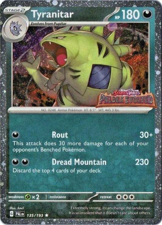 Tyranitar 135/193 Stamped