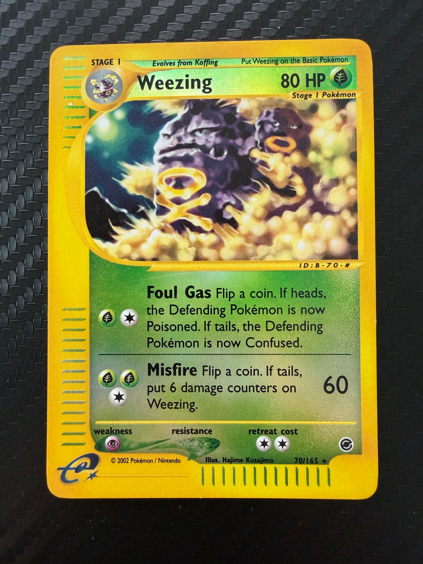 Weezing 70/165 Reverse Holo