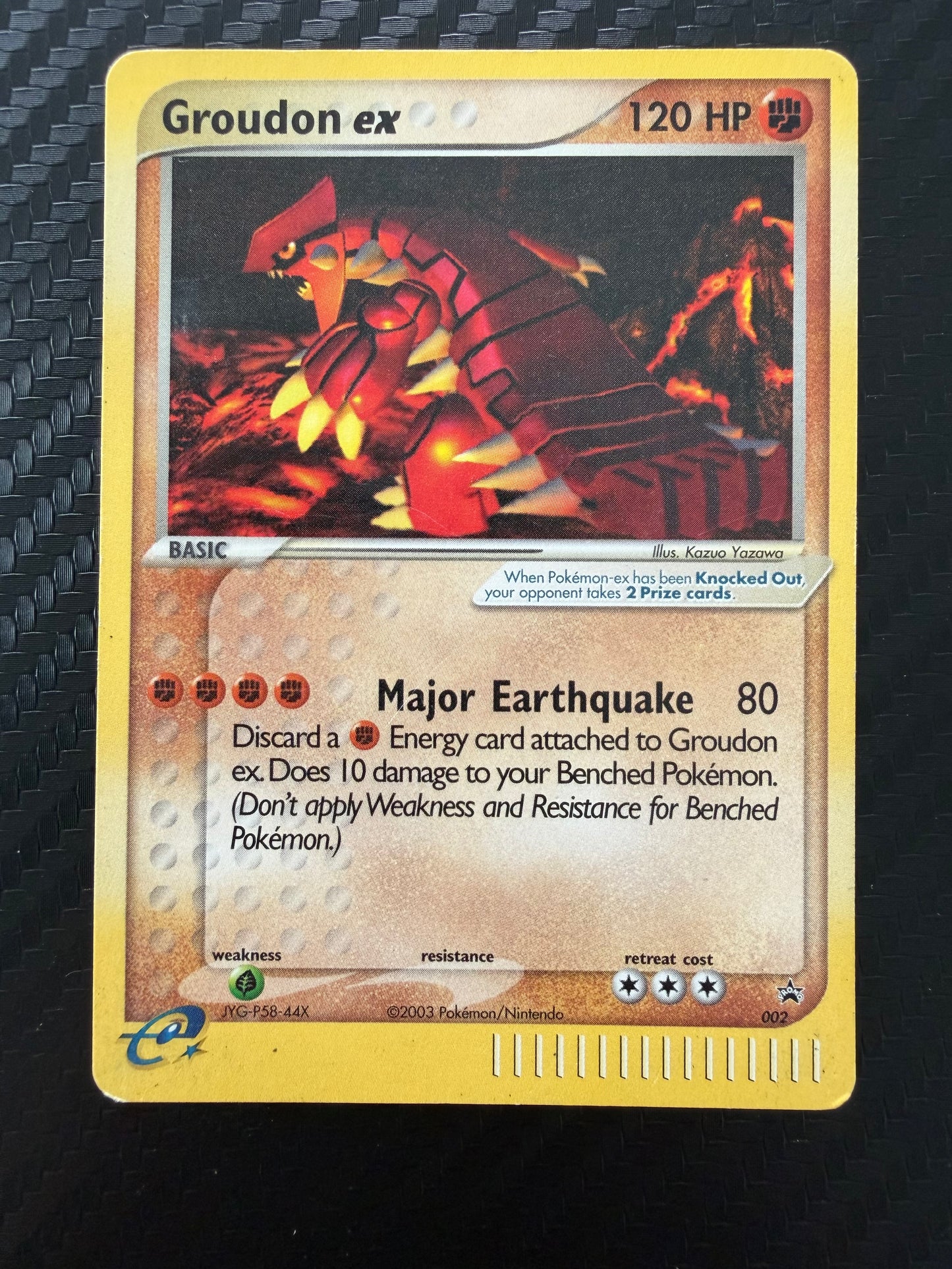 Groudon ex #002 Promo