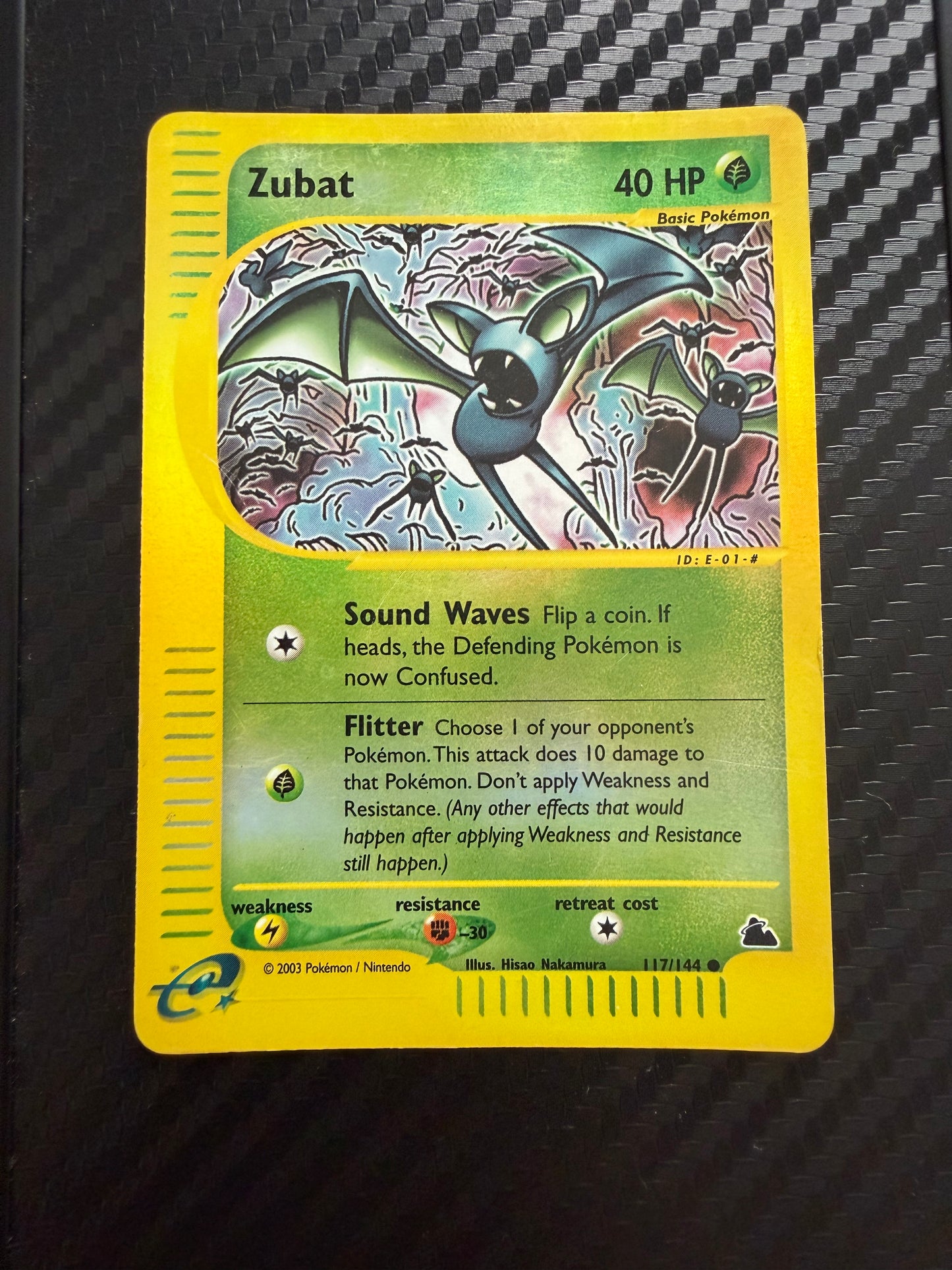 Zubat 117/144 Reverse Holo