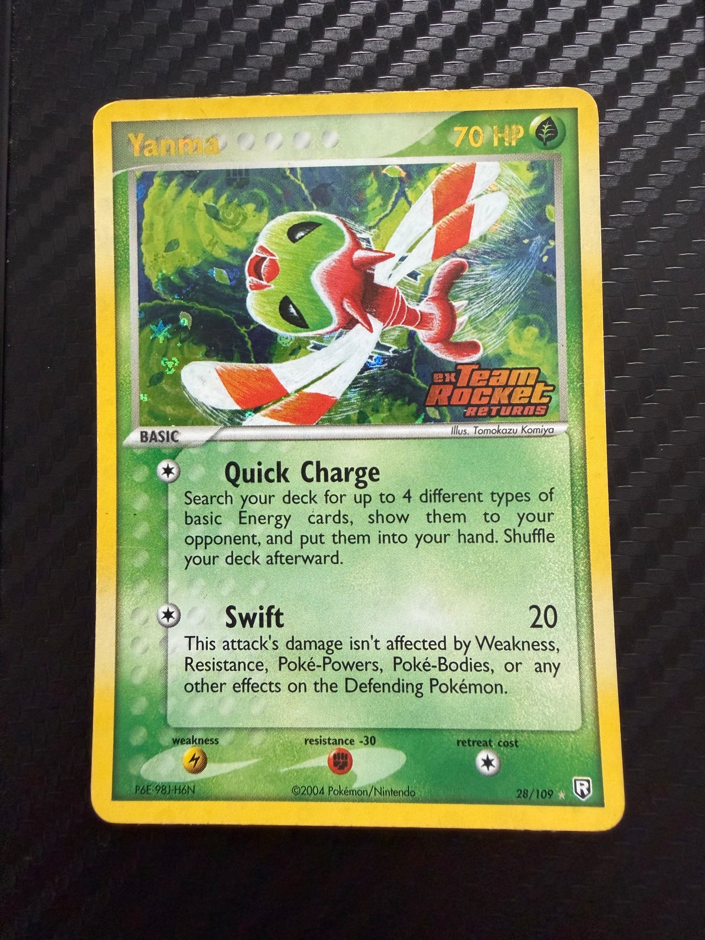 Yanma 28/109 Reverse Holo Stamped