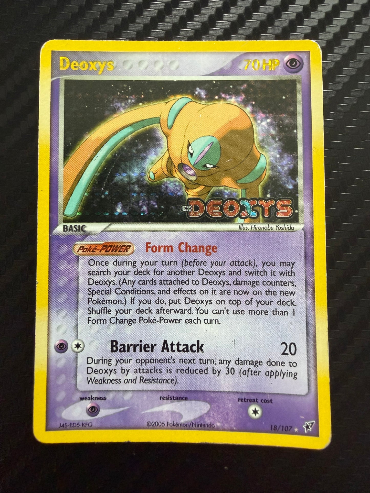 Deoxys 18/107 Holo Stamped
