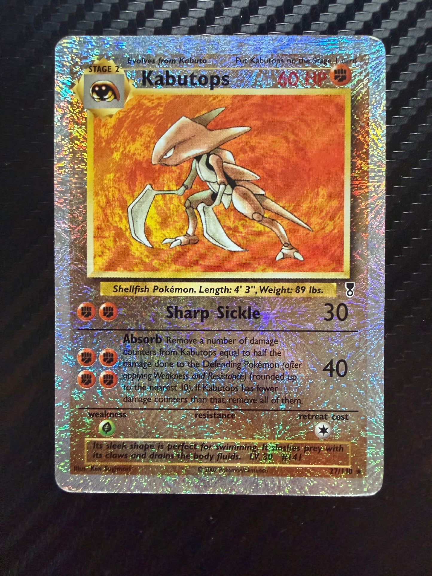 Kabutops 27/110 Reverse Holo