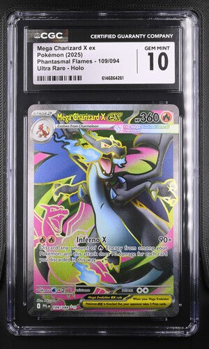Mega Charizard X ex #109 CGC Gem Mint 10