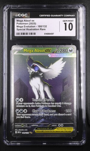 Mega Absol ex #180 CGC Gem Mint 10