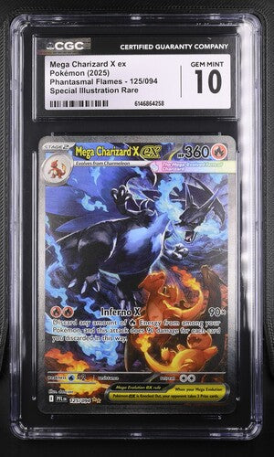 Mega Charizard X ex #125 CGC Gem Mint 10