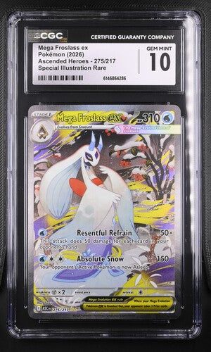 Mega Froslass ex #275 CGC Gem Mint 10