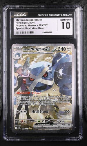 Steven’s Metagross ex #289 CGC Gem Mint 10