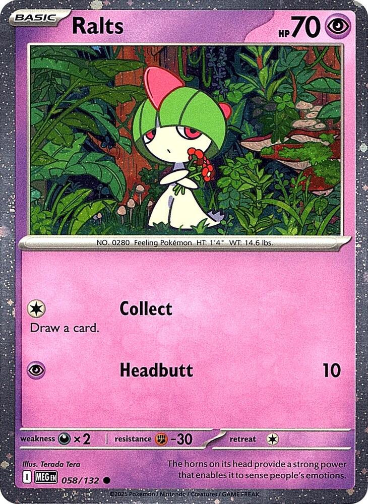 Ralts 058/132 Cosmo Holo