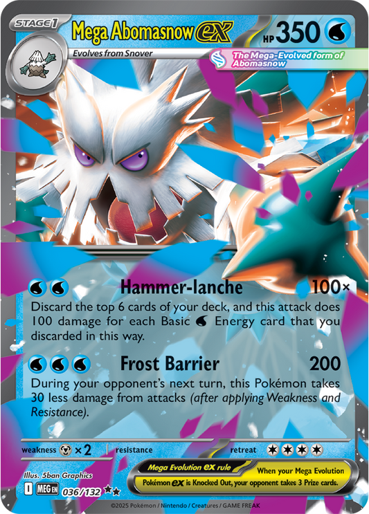 Mega Abomasnow ex 036/132