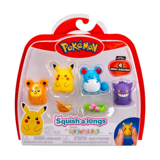 Pokemon Squishalongs 4 pk